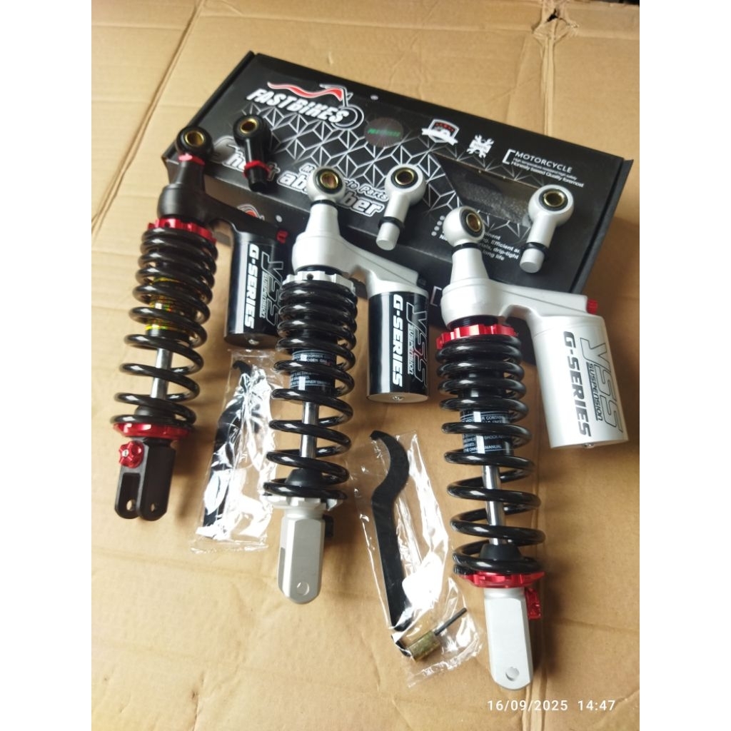 SHOCKBREAKER COPY YSS 310/330 SHOCK TABUNG COPY YSS G SPORT ALL MATIC LEXI VARIO MIO DLL
