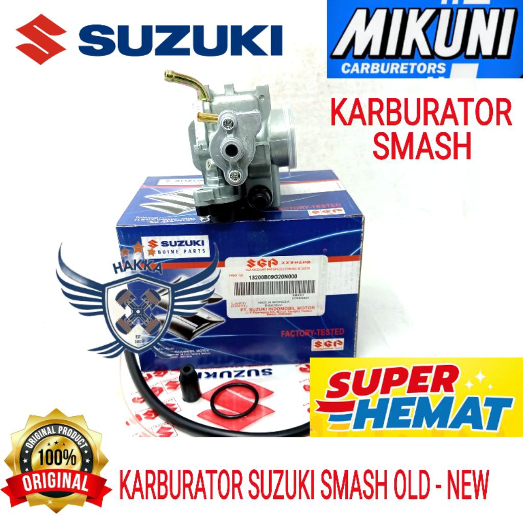 ORIGINAL KARBURATOR SMASH OLD, KARBURATOR SUZUKI SHOGUN 110, KARBURATOR SUZUKI SMASH 110, KARBURATOR