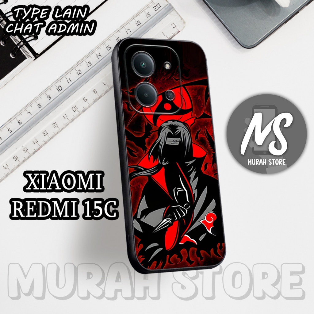 Softcase Karet REDMI 15C /MS10/Motif ANIME/Case Hp REDMI 15C/Silikon REDMI 15C