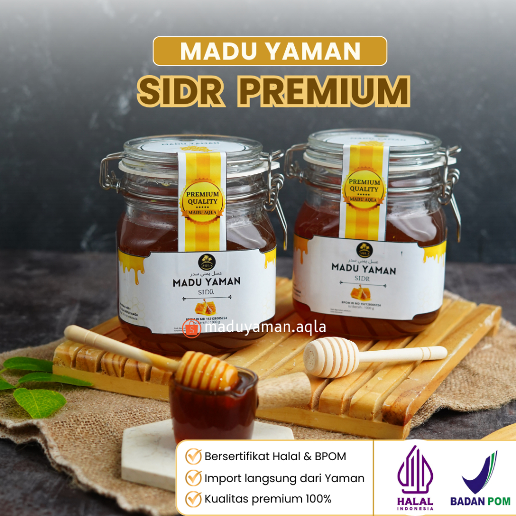 Madu Sidr BPOM Madu Yaman Sidr Premium Madu Yaman Sidr Fakhir Madu Yaman Premium Asli dari Hadramaut