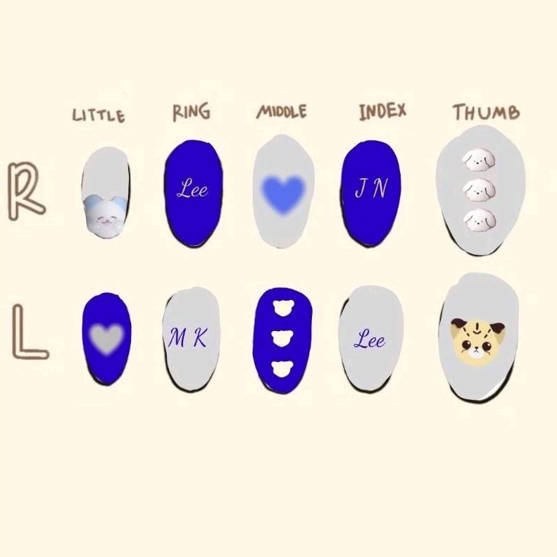 PRESS ON NAILS NCT DREAM JENO MARK LEE