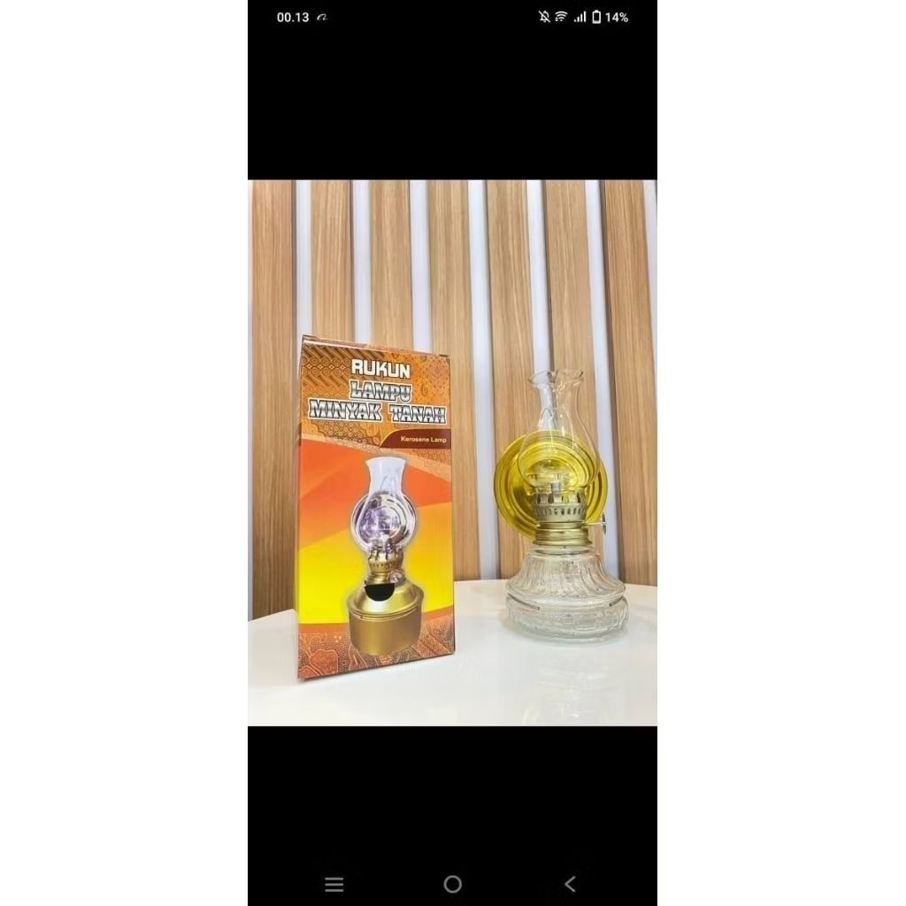 Lampu Ublik Kaca Lampu Teplok Minyak Tanah