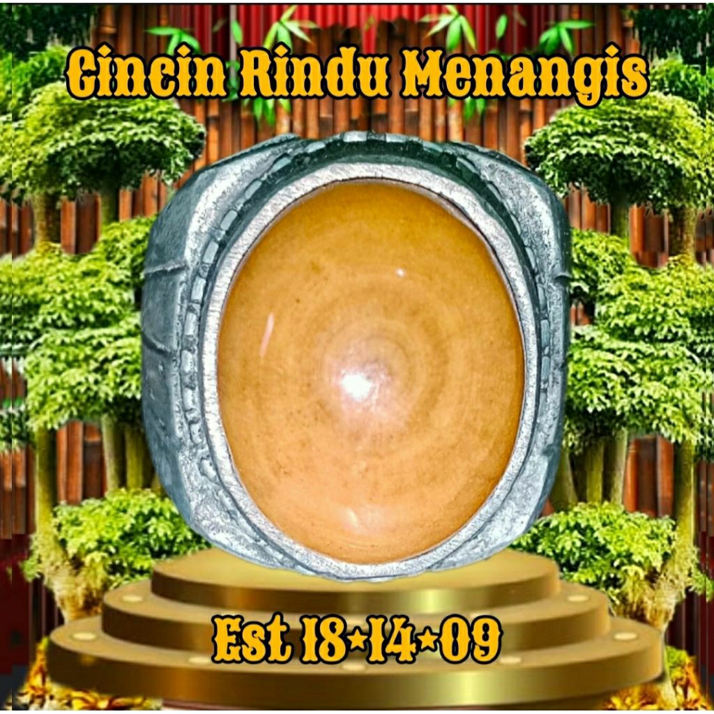 CINCIN AKIK KAYU RINDU MENANGIS KHAS KALIMANTAN