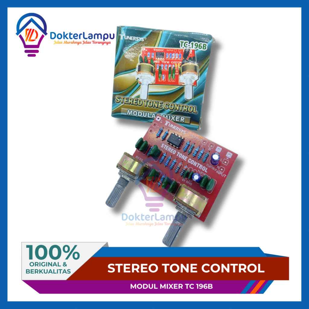 Tone Control Stereo Balap Master Tunersys TC_196B