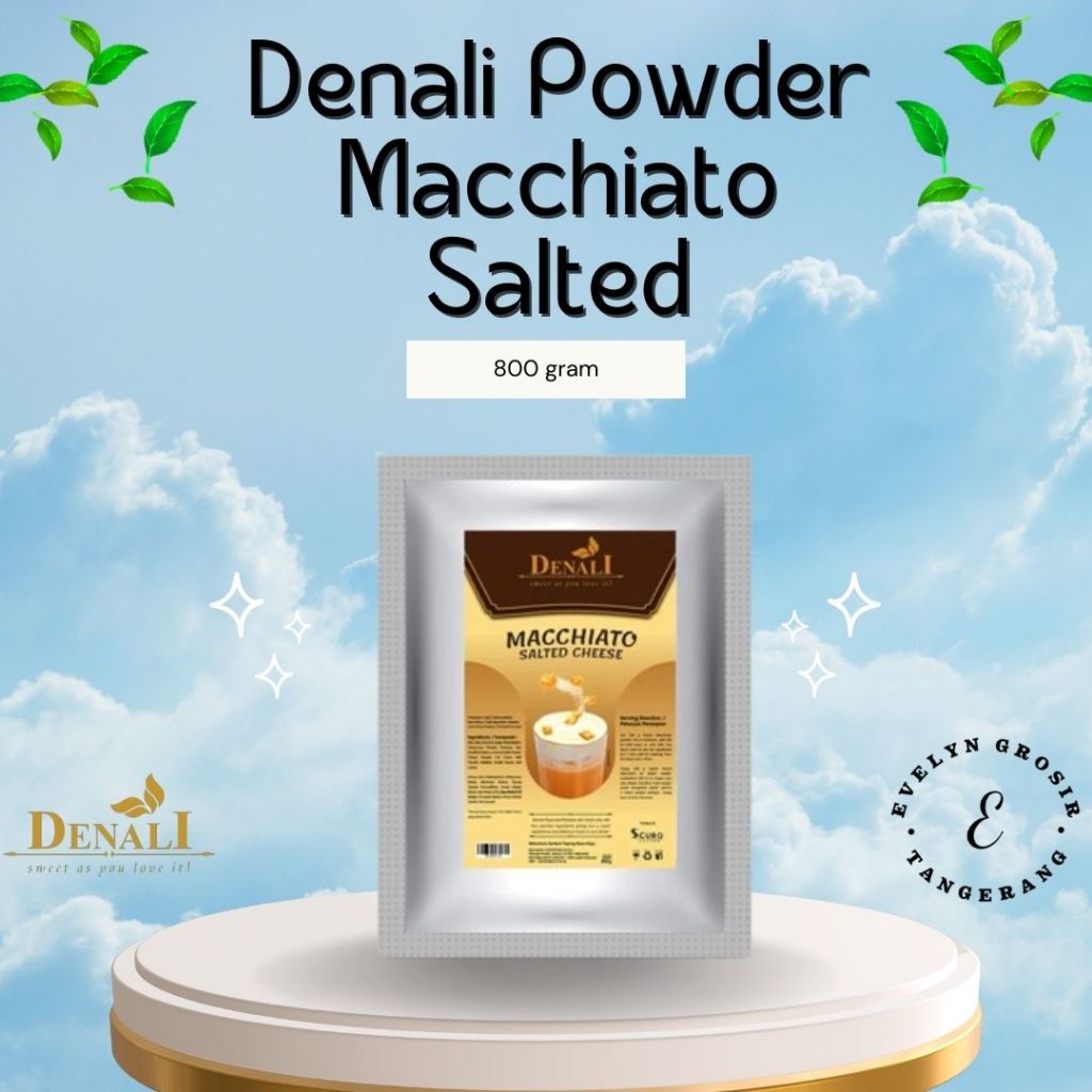 

DENALI BUBUK MACCHIATO SALTED CHEESE TOPPING MACHIATO | POWDER 800 gr