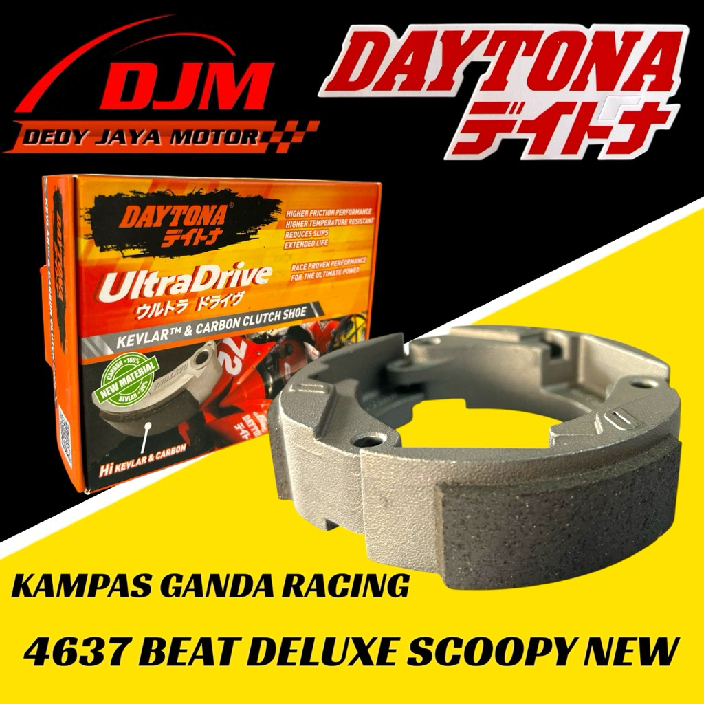 Kampas Ganda Racing (4637) K16 Beat Deluxe Scoopy New Beat Esp 2016/2019 Original Daytona