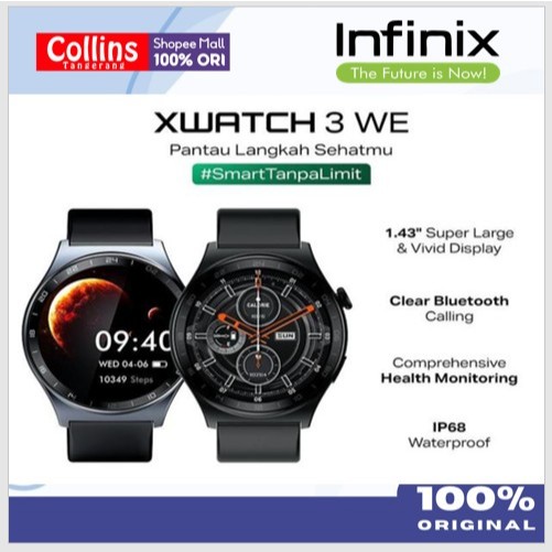 Infinix Smartwatch XW3E Garansi Resmi Infinix