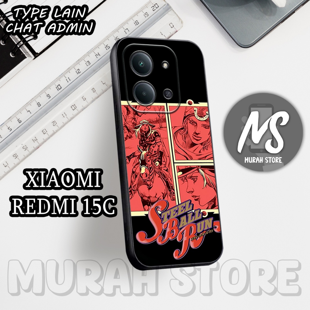 Softcase Karet REDMI 15C /MS48/Motif ANIME/Case Hp REDMI 15C/Silikon REDMI 15C