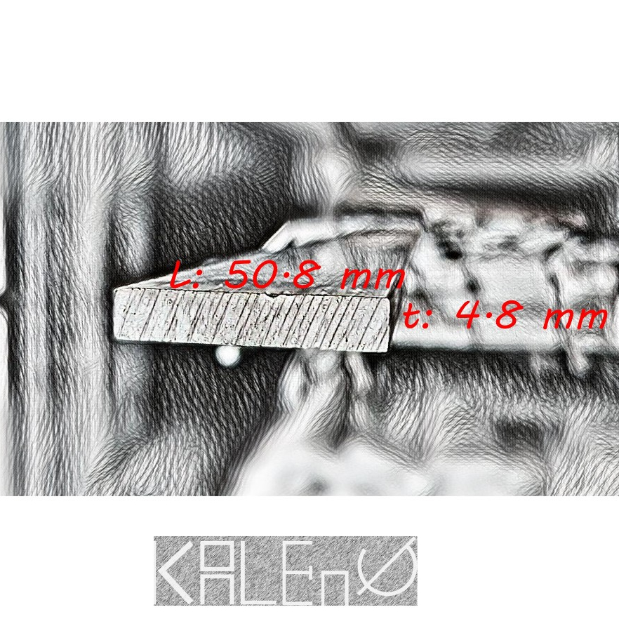 Plat Strip Aluminium (2") 50.8 x 4.8 mm