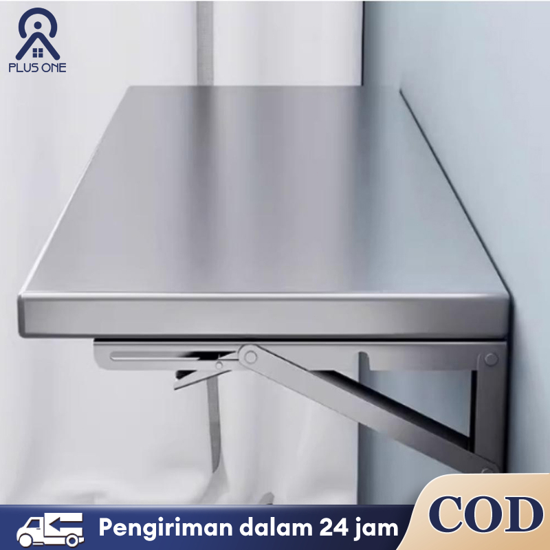 [304/Dapat Dilipat] Rak Dinding Dapur Stainless Steel Rak Oven Microwave Rak Dinding Baja Tahan Kara