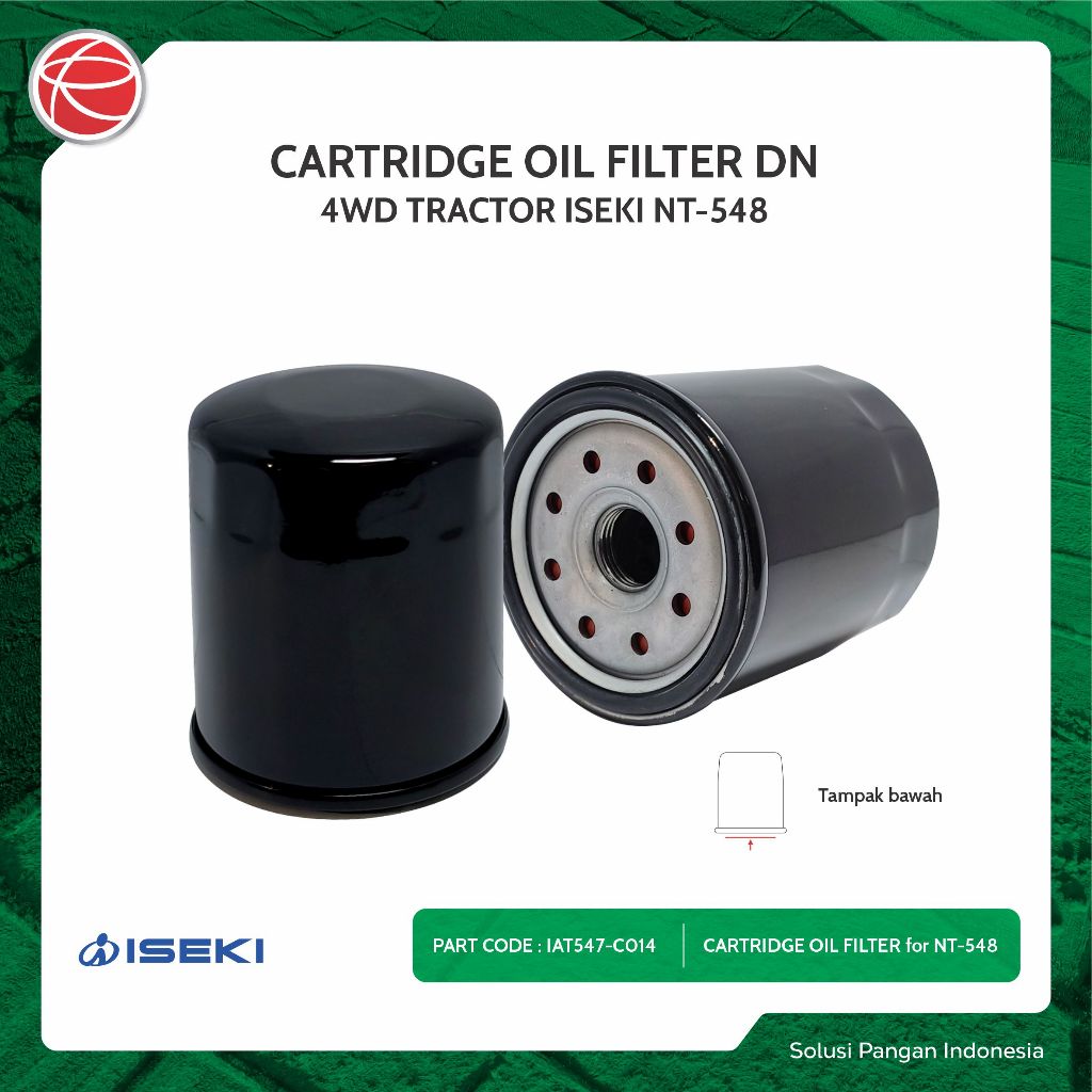 CARTRIDGE OIL FILTER DN / SPAREPART FOR ISEKI TRAKTOR NT548F / TRAKTOR 4 RODA / ISEKI TRAKTOR / ISEK