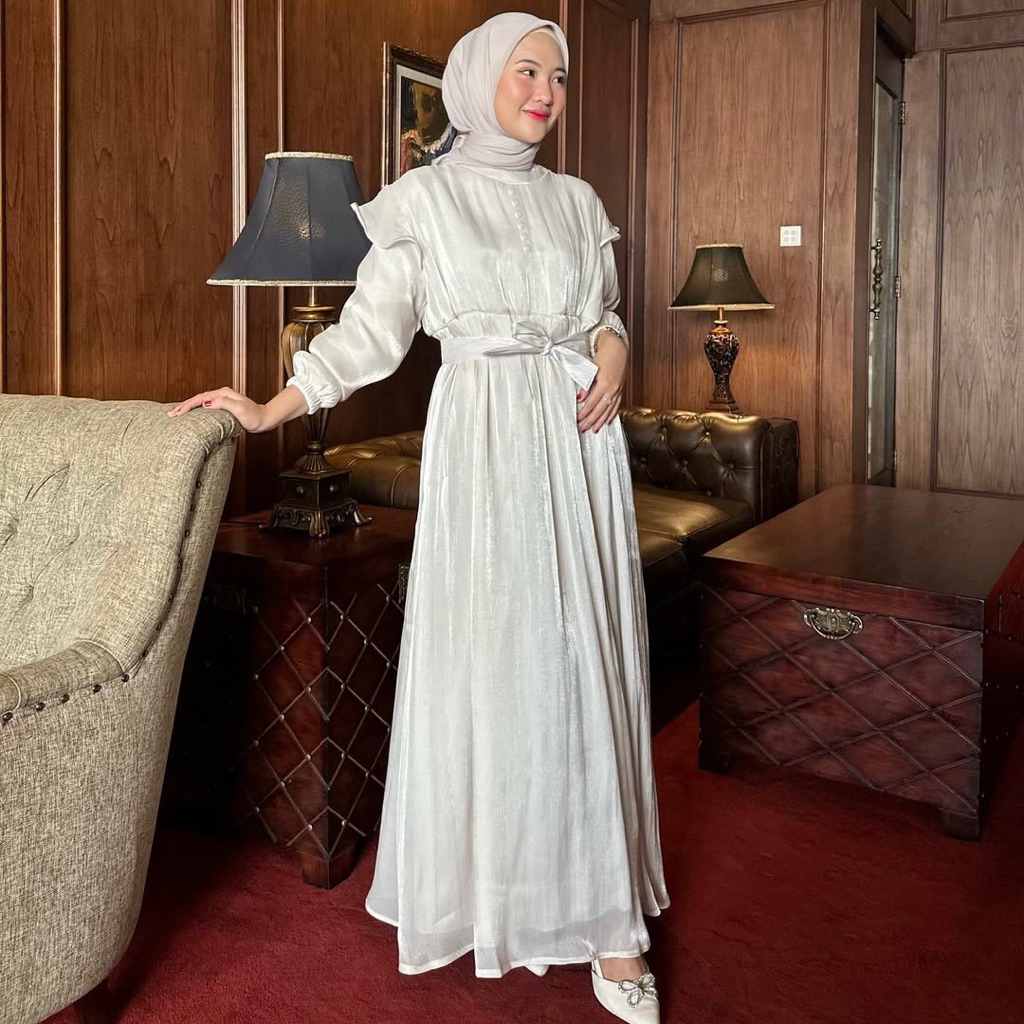 Malaikha Shimmer Dress / Formee Outfit / SHIMMER DRESS / DRESS SHIMMER / RAYA DRESS / DRESS WANITA /