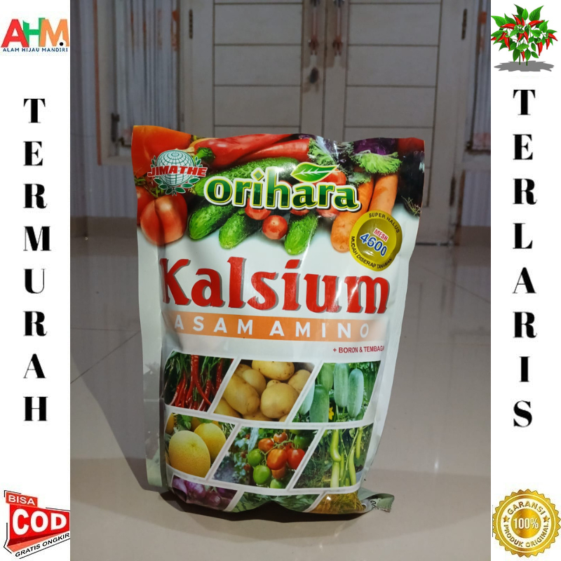 PUPUK KALSIUM ORIHARA 1 KG Plus Asam Amino Tembaga Anti Rontok Penyubur Tanaman Kebun Palawija