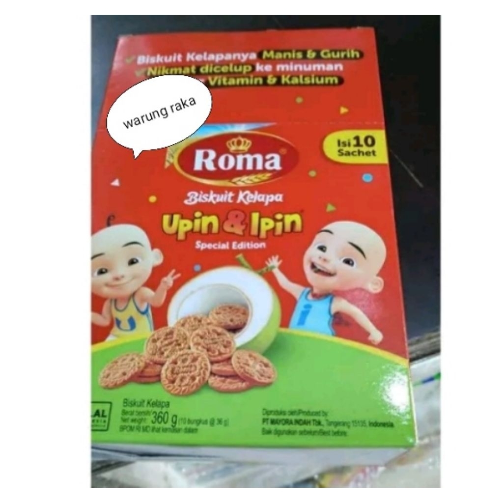 roma biskuit kelapa/renceng/isi 10 pcs