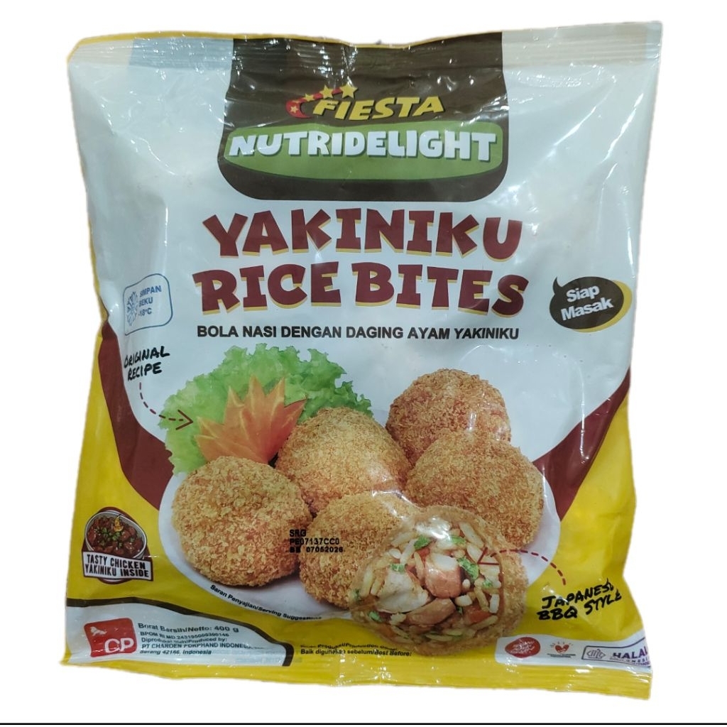 

Yakiniku Rice Bites 400gr / Bola Nasi Dengan Daging Ayam Yakiniku - FIESTA beku