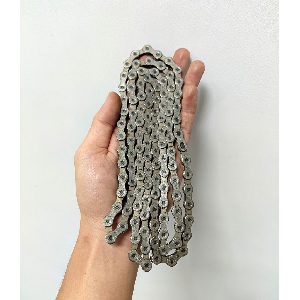 Rantai KMC X12 Silver 114 Link Bekas Bagus