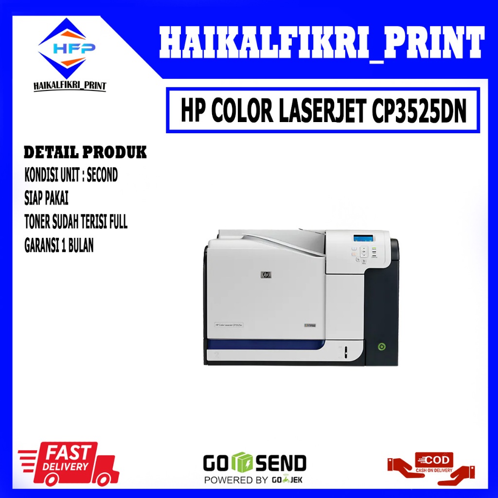 Printer Hp Color Laserjet CP3525DN CP3525DN printer warna A4
