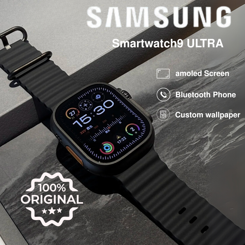 Samsung-smartWatch 9 ultra amoled jam tangan Pria Wanita Full Touch Screen Bluetooth Call Waterproof