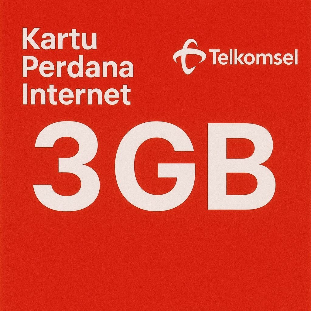 Kartu Perdana Internet Telkomsel 3GB