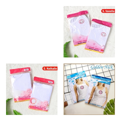Singlet Golden Nick ( ISI 3 ) Singlet Golden Nick | Kaos Dalam Wanita | Singlet Wanita | Kaos Single