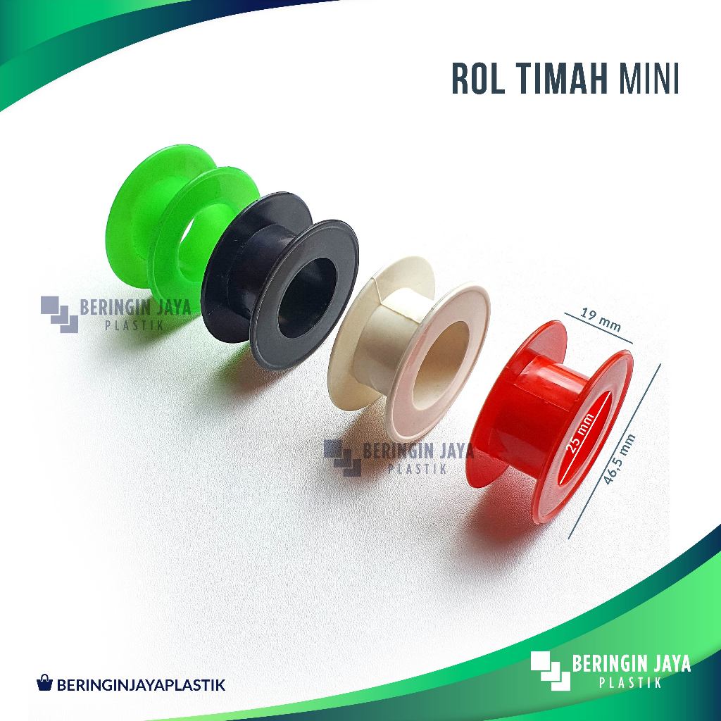 Bobin Rol Kawat Mini / Roll Timah / Tempat Gulungan Kabel / Klosan / Clos / Bobbin Plastik
