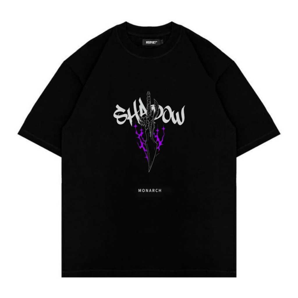 Tshirt Kaos Anime SOLO LEVELING x DAGGER JINWOO | SoloLeveling Tshirt | Avail S-3XL