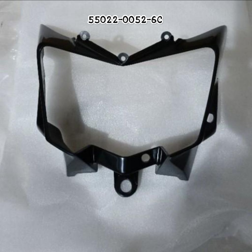 cover batok totok headlamp head lamp lampu depan kawasaki klx250 klx 250 dtracker 250 hitam original