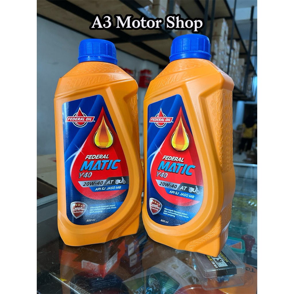 Oli Mesin Federal Matic Y40 API JASO MB 20w-40 AT 0,8L FEDERAL OIL
