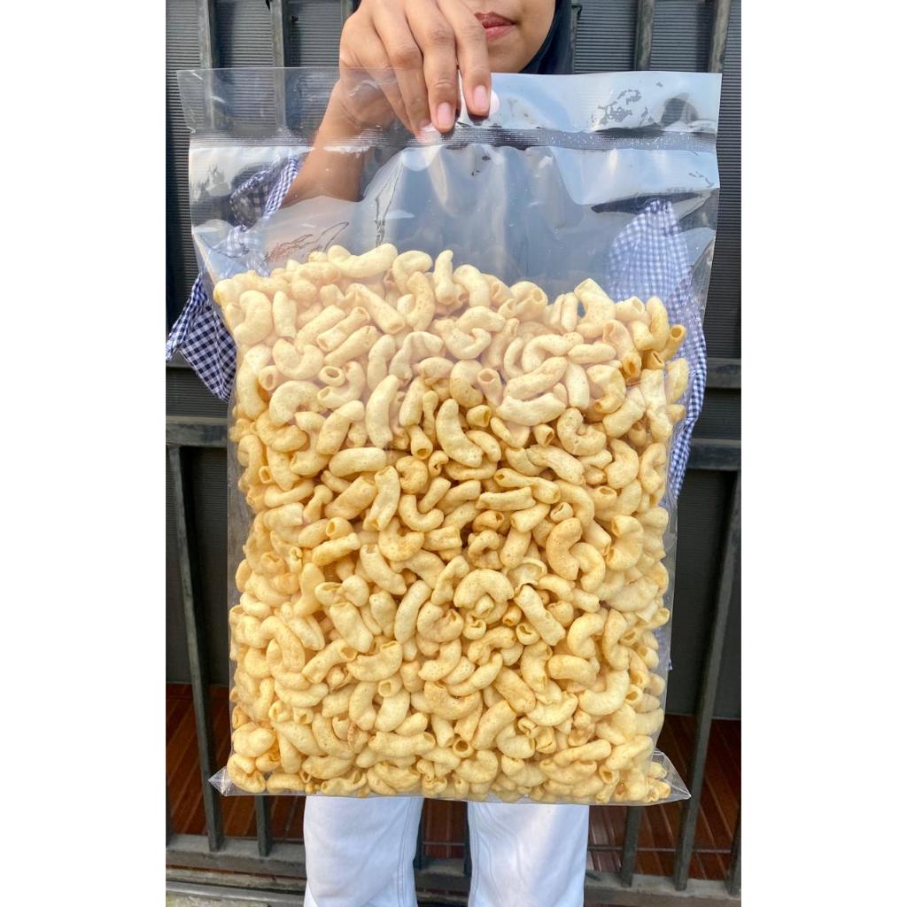 

Makaroni Krispi 500gr Original Serasa Snacks