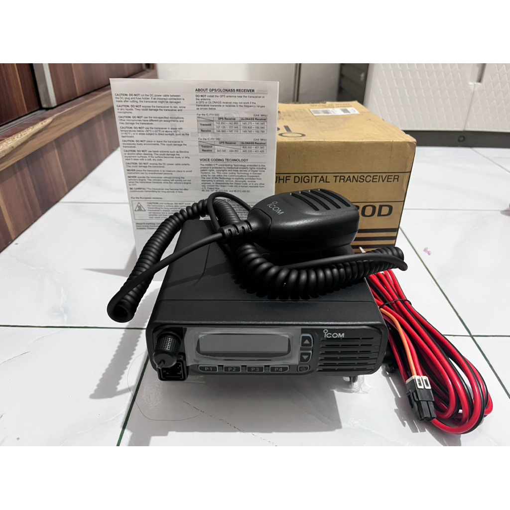 ICOM IC-F6130D / ICOM F6130D / IC F6130D UHF 350-400Mhz ICOM F6130 RADIO RIG. ORIGINAL