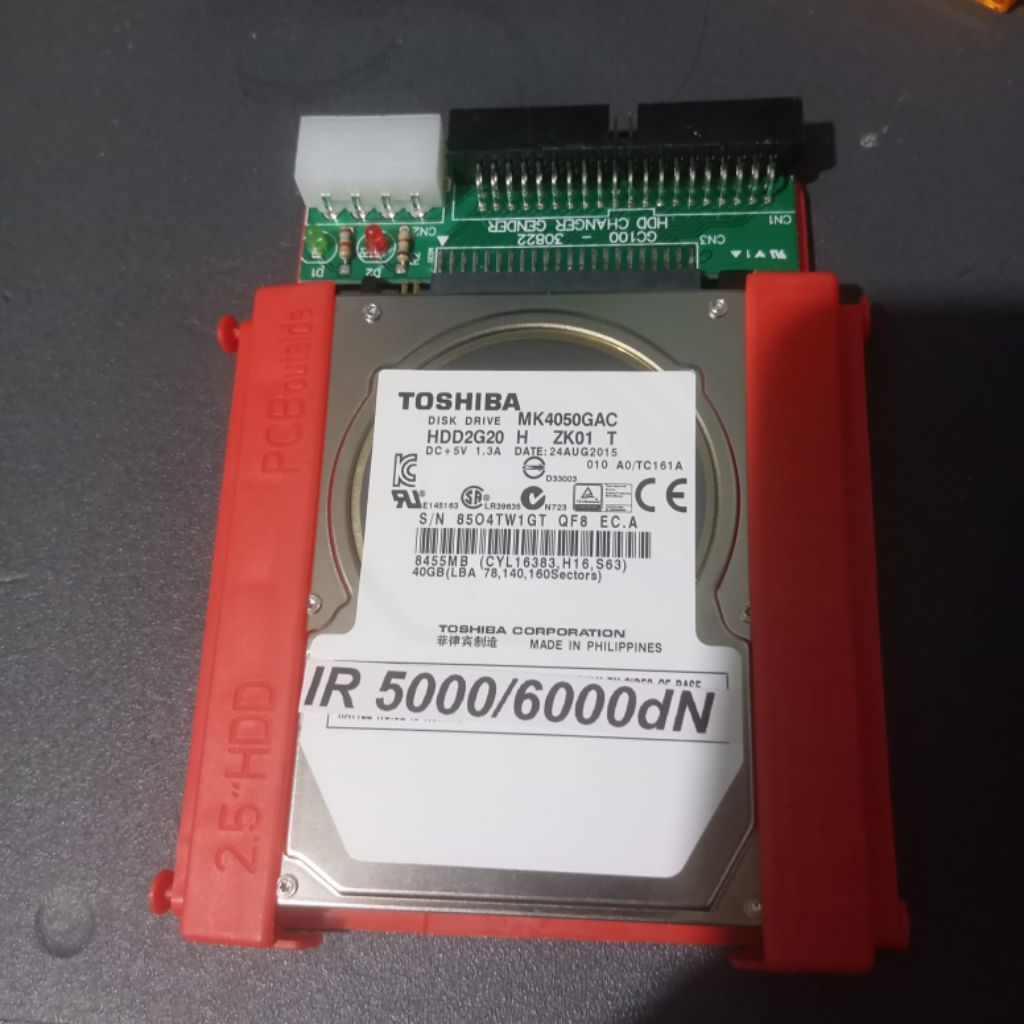 Harddisk Fotocopy Canon IR 5000DN/6000DN