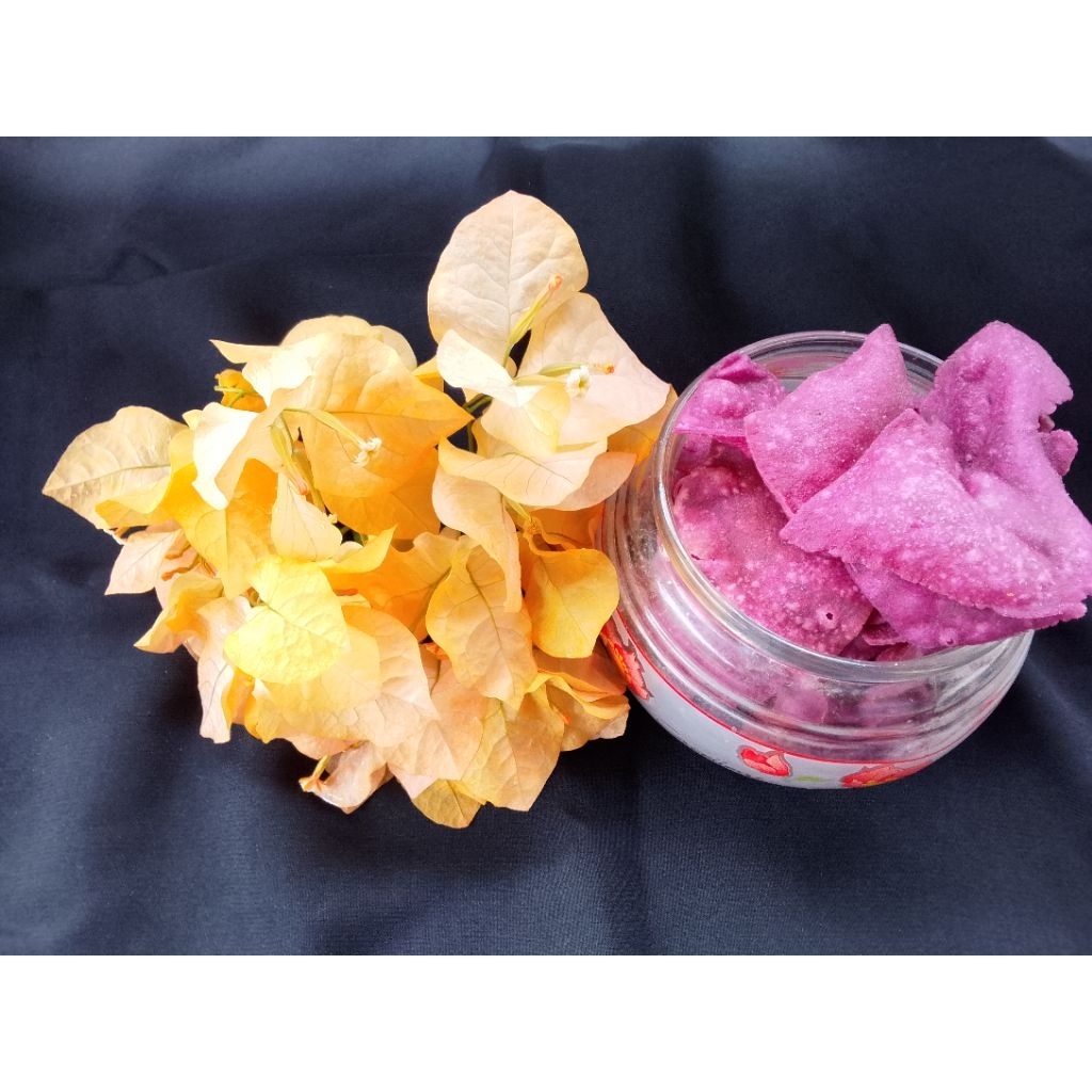 Keripik Bawang Ubi ungu 500gr