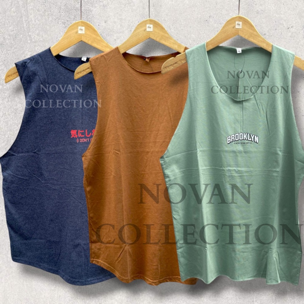 ( 1 PAKET ISI 6 PCS ) Kaos Dalam pria JUMBO XXL Singlet cowok Dewasa Singlet Dewasa Import Terbaru 2