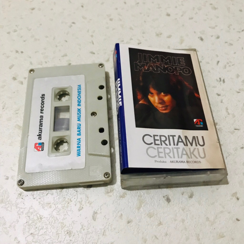 Kaset Pita JIMMIE MANOPOLO - Ceritamu Ceritaku - Kaset Pita Original