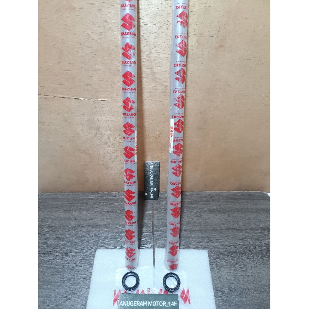 As Shock Depan+Sil Shock Suzuki Satria Fu 150 Old Satria Fu New Fi Injeksi (26×19×571mm) 2 Pcs