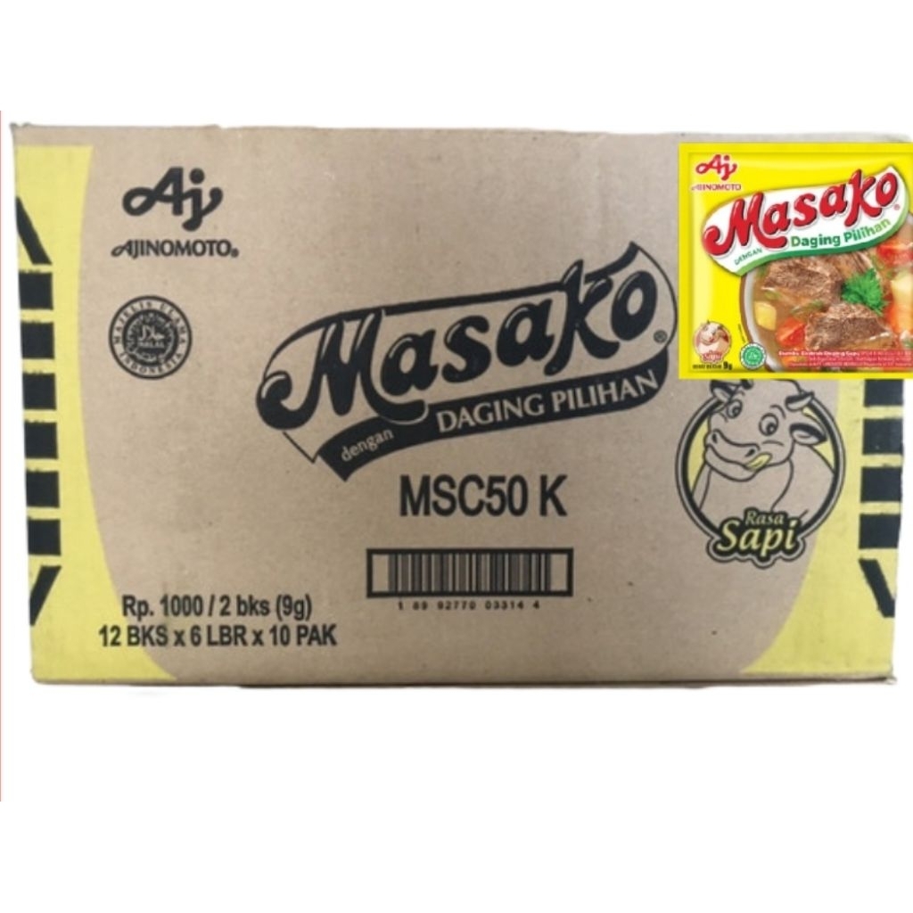 

Masako sapi rentengan1 karton