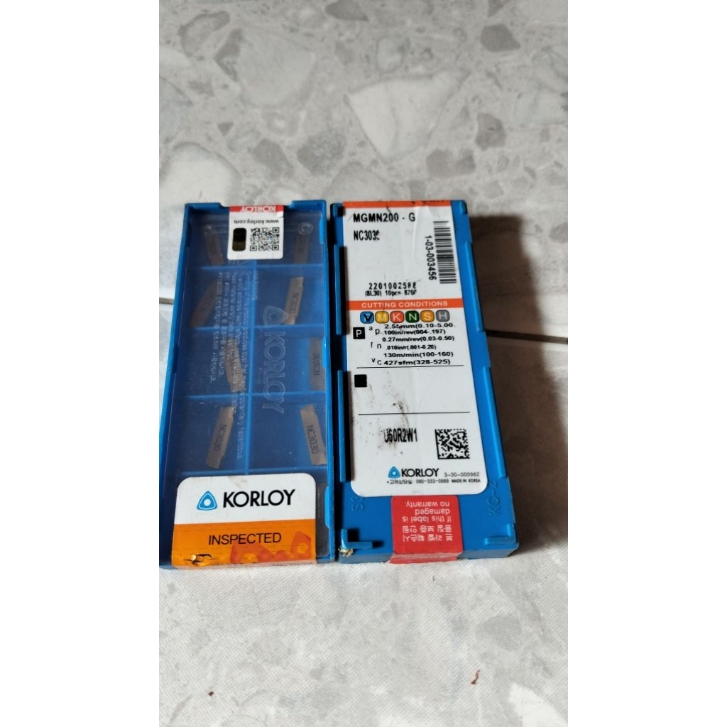 INSERT MGMN200-G NC3030 MERK KORLOY