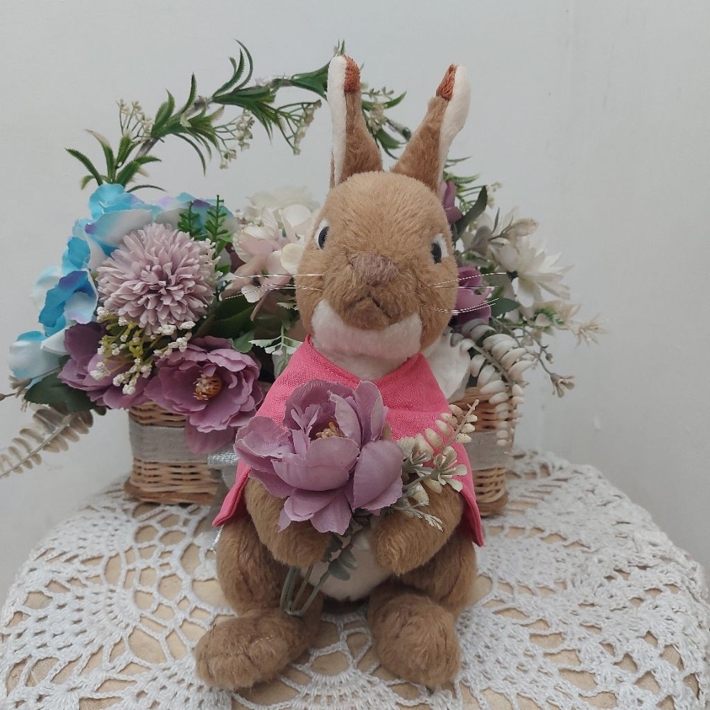 Boneka Kelinci Petter Rabbit Flopsy Bunny  Beatrix Potter
