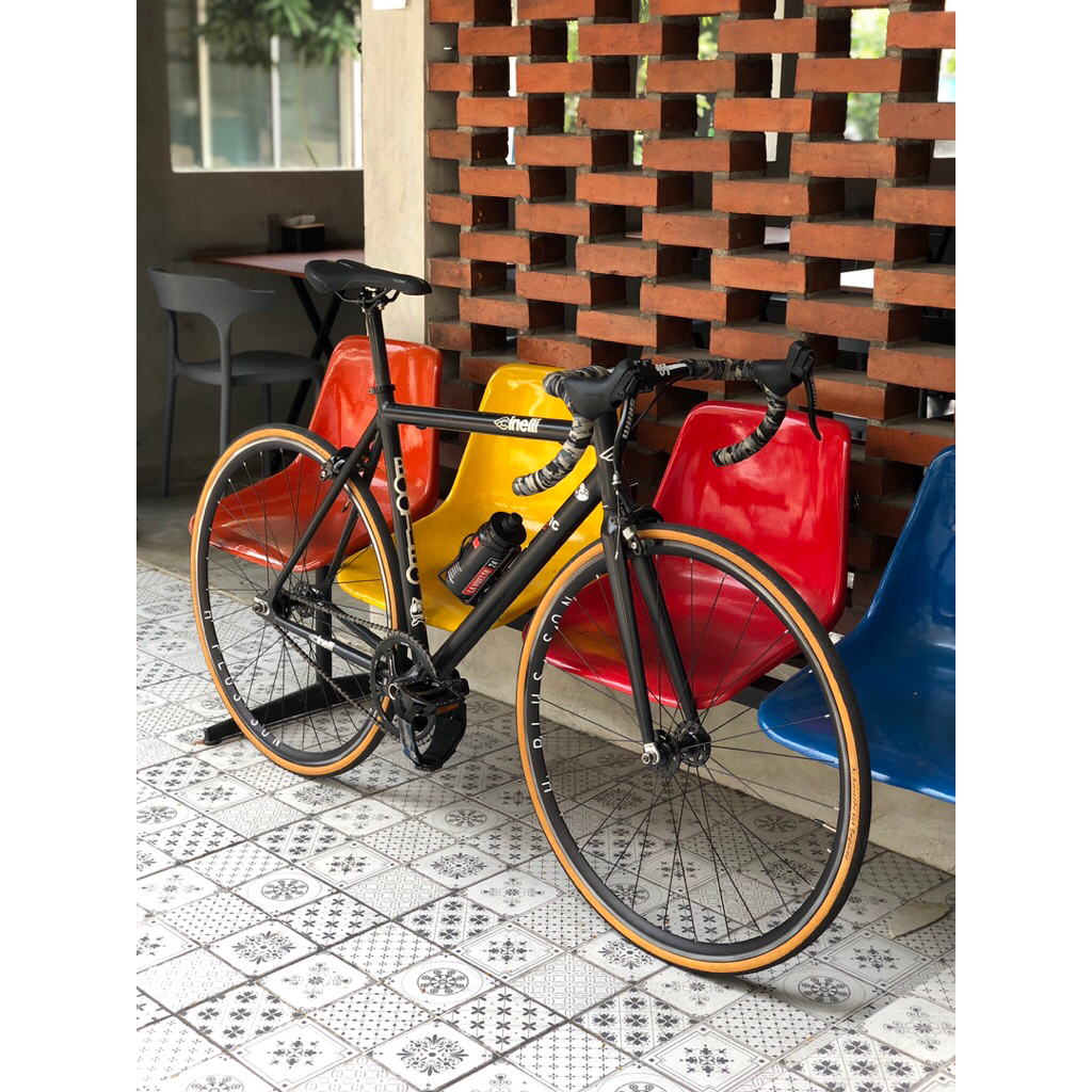 sepeda fixie fixed gear cinelli bootleg roadbike