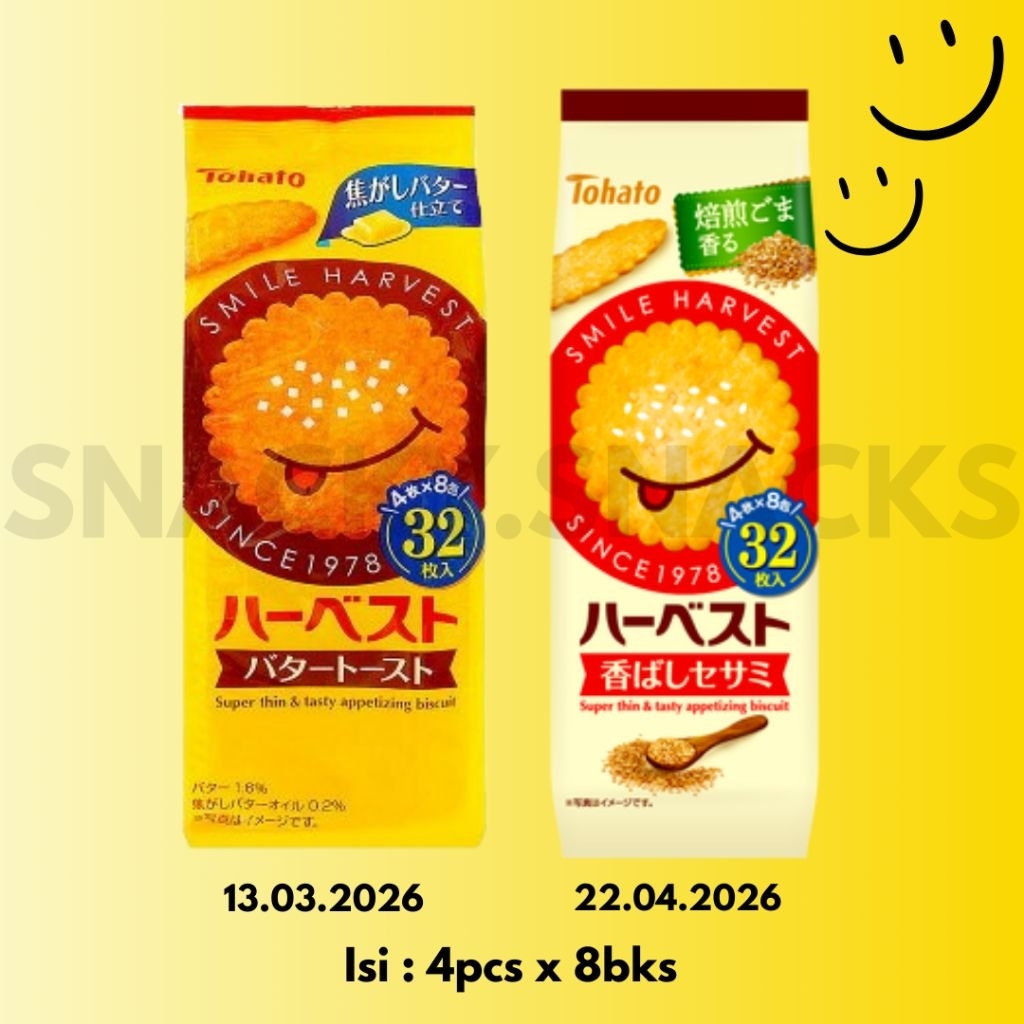 SNACK JEPANG - Tohato Smile Harvest Biscuit