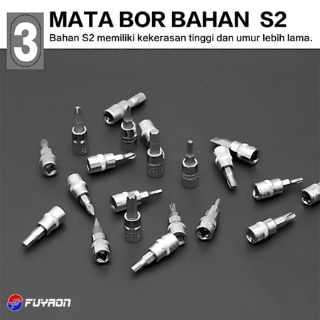 Set 46 Buah Kunci Soket Mobil Dan Motor Serta Peralatan Perbaikan Termasuk Satu Set Lengkap