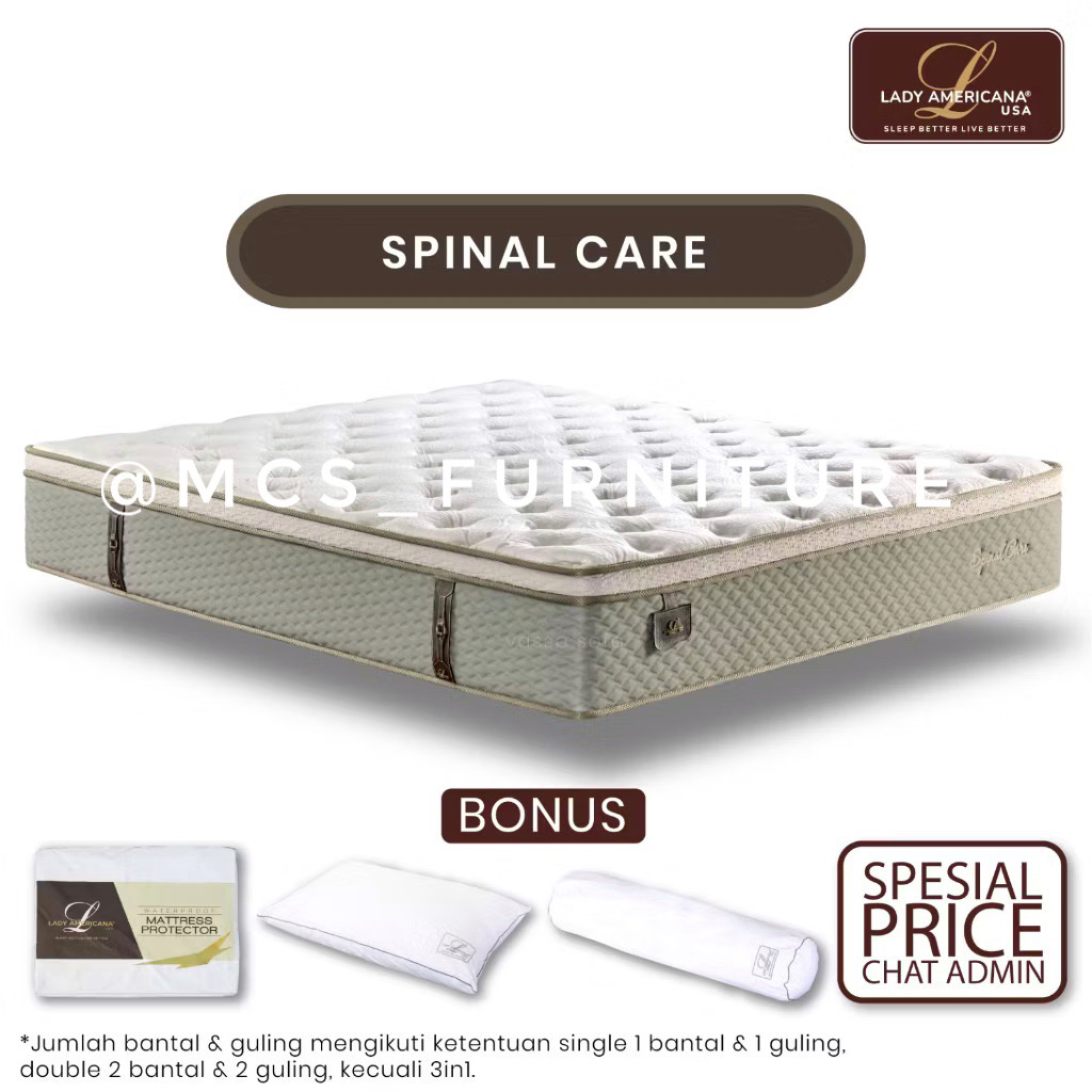 Springbed Lady Americana Spinal Care Mebel Furniture Semarang