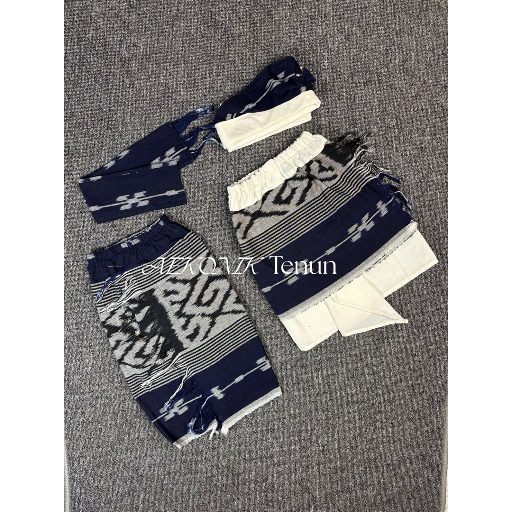 Set Couple Kamen Anak//Set Couple Blanket Anak Jadi//Set Busana Adat Anak Bali//Set Kamen Anak Bali 