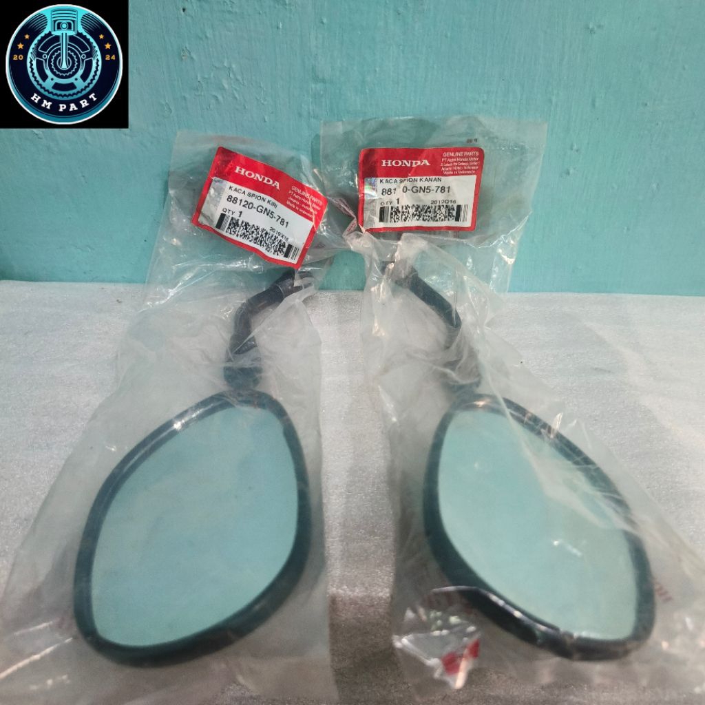 Spion set kanan kiri hitam honda Impressa kode part: 88120 GN5 781 & 88110 GN5 781