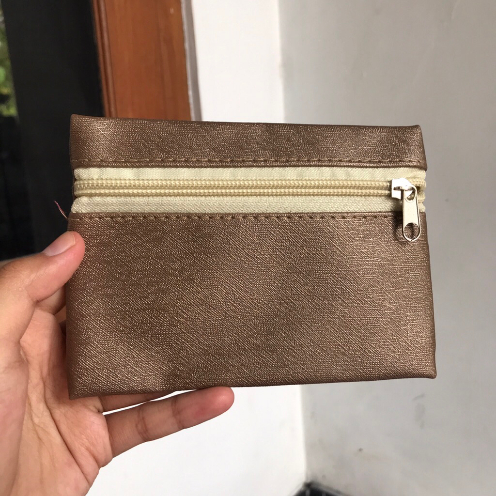Pouch/Dompet Kecil Souvenir Pernikahan Bahan Prada