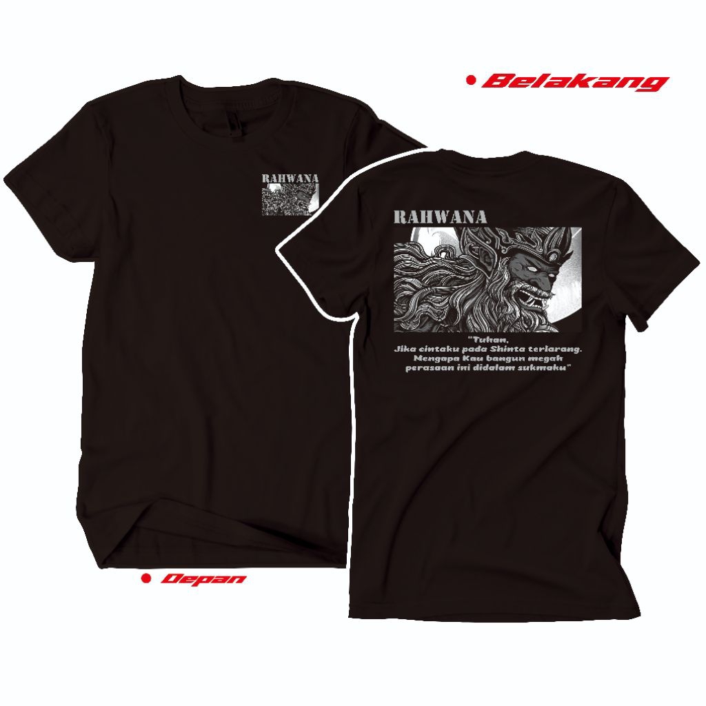 Kaos Rahwana Kaos kata - kaos unisex