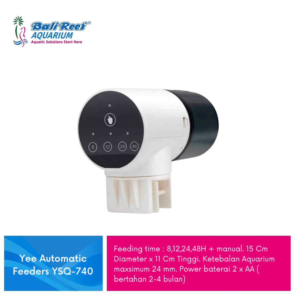 YEE Fish Feeder Automatic Pemberi Makan Ikan Otomatis Aquarium YSQ-740