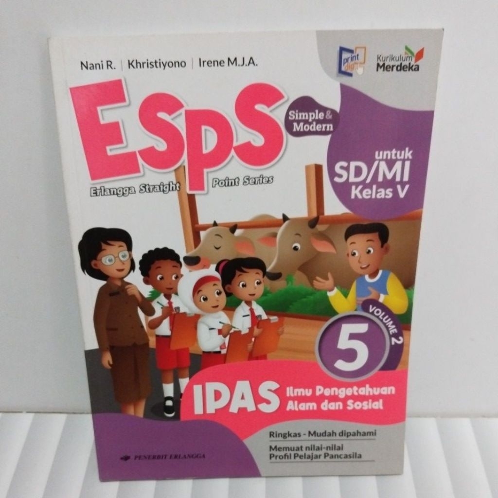 ESPS IPAS VOLUME 2 SD KELAS 5 BEKAS