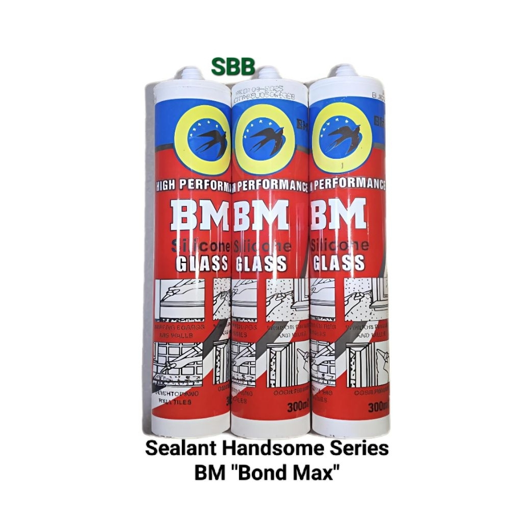 LEM KACA BOTOL HANDSOME BM / SILICONE SEALANT ASAM HANDSOME BOND MAX / LEM SEALANT BOTOL HANDSOME / 