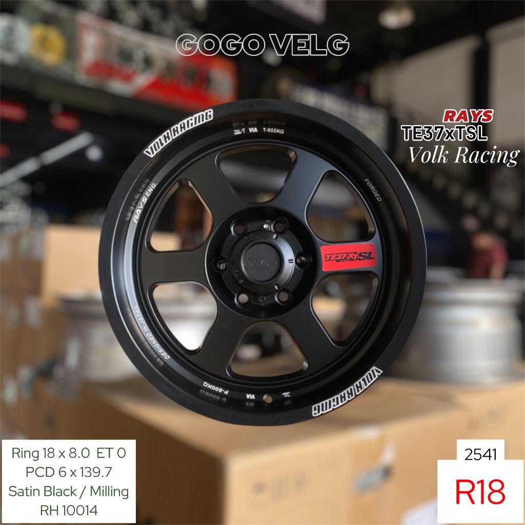 Velg Mobil R18 Racing Hart CP-035 PCD 6X139,7 Lebar 9 ET 0 Carbon Pajero Fortuner Hilux Ring 18